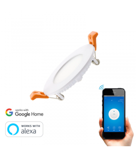 PLACA LED CIRCULAR WIFI 3W BLANCO