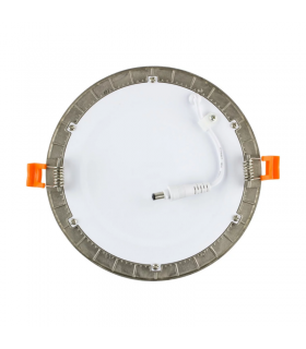 PLACA LED CIRCULAR WIFI 6W PLATA