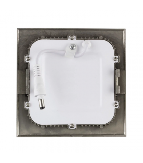 PLACA LED CUADRADA WIFI 6W PLATA