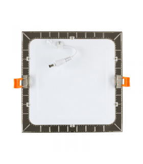 PLACA LED CUADRADA WIFI 18W PLATA
