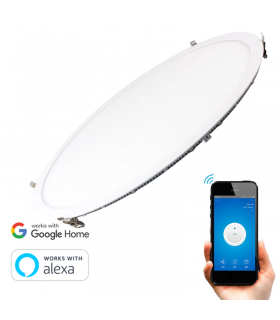 PLACA LED CIRCULAR WIFI 48W BLANCO