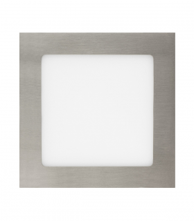PLACA LED CUADRADA WIFI 12W PLATA