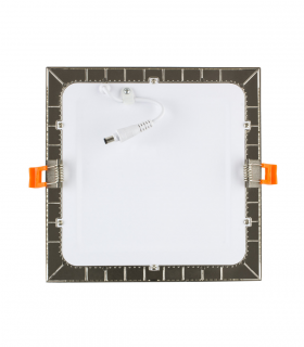 PLACA LED CUADRADA WIFI 12W PLATA