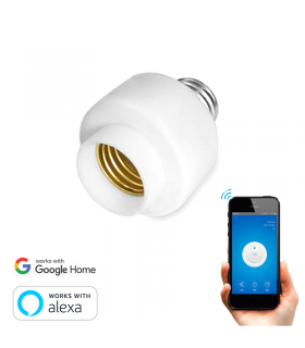 Pack 4 Portalámparas WiFi E27