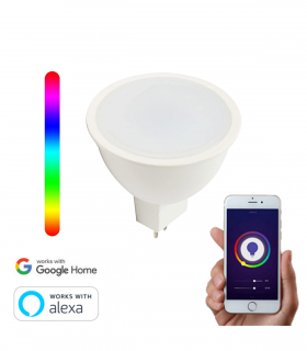 con Alexa smartphone blanco cálido WiFi 12 V CC inalámbricos juego completo de 6 30 mm de diámetro 0,6 W Focos empotrables para suelo con WiFi Wlan Rgb para suelo RGB LED 20er-set 
