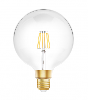 Lâmpada WiFi LED Filamento G125 E27 8W