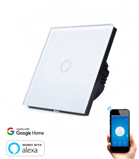 PACK 4 INTERRUPTORES TÁCTILES WIFI SIMPLES