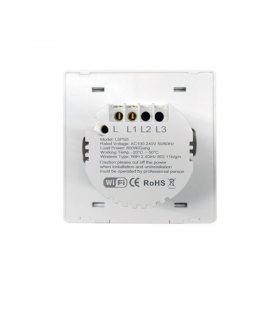 Interruptor Inteligente WiFi Sin Neutro Simple Botón