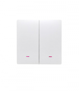 Interruptor Inteligente WiFi Sem neutro Duplo Botão