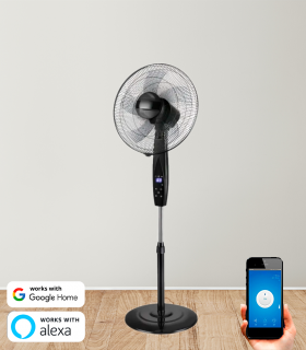 Ventilador de Pie WiFi inteligente alexa google