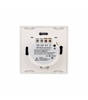 Interruptor Inteligente WiFi Sem neutro Tátil Simples