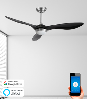 Ventoinha de teto wifi inteligente alexa google home
