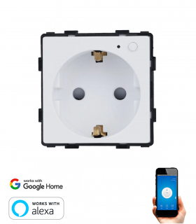 Módulo de tomada inteligente WiFi Medidor de consumo incorporado